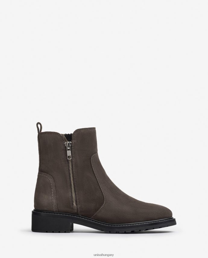 Unisa velúr bokacsizma cipzárral nők J4PJX0889 divat