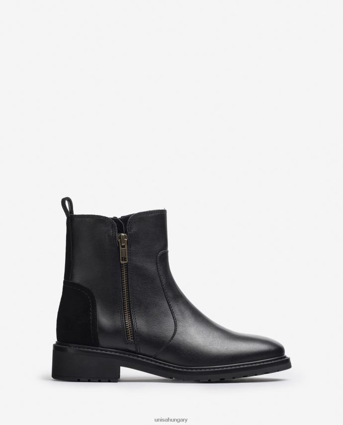 Unisa velúr bokacsizma cipzárral nők J4PJX0890 divat