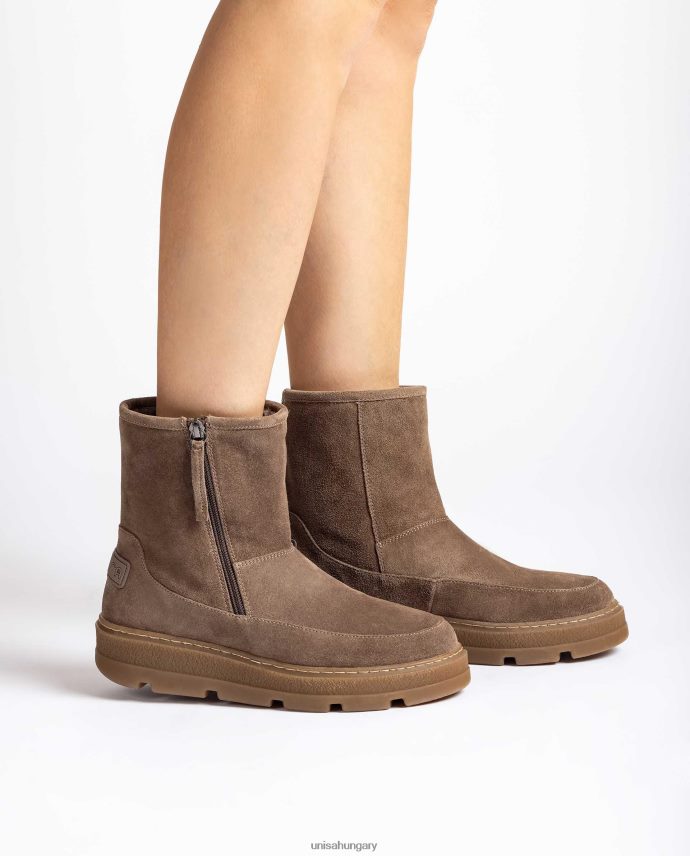 Unisa velúr bokacsizma puha szőrme béléssel gyerekek J4PJX0905 kecses