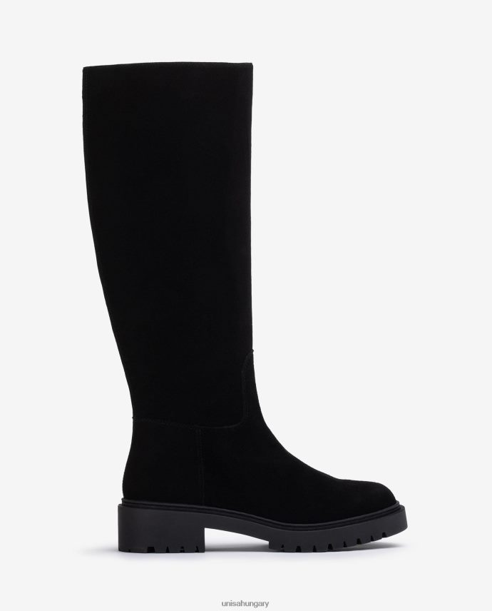 Unisa velúr csizma síntalppal gyerekek J4PJX01064 kecses