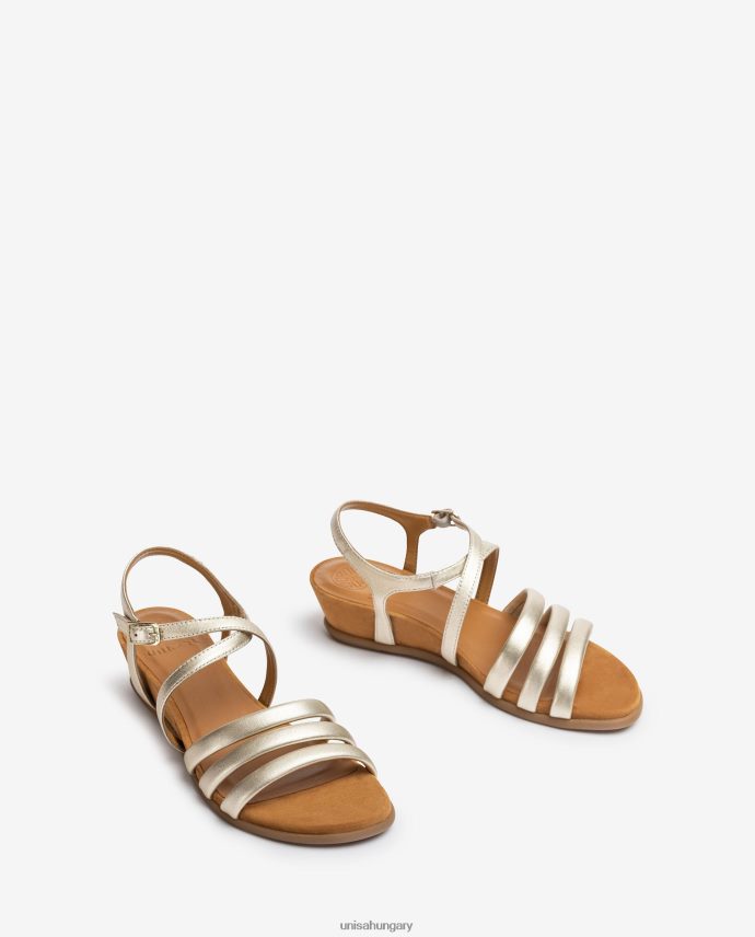 Unisa párnázott pántos szandál nők J4PJX0310 Arany