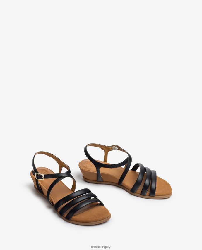 Unisa párnázott pántos szandál nők J4PJX0353 fekete