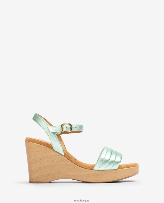 Unisa szögletes orrú ékszandál nők J4PJX0242 kék