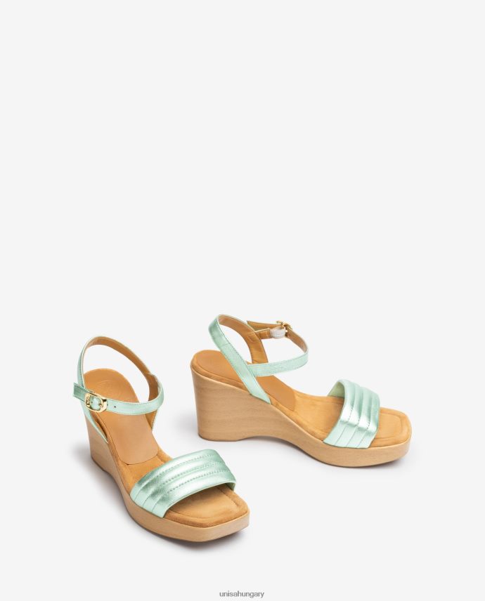 Unisa szögletes orrú ékszandál nők J4PJX0242 kék