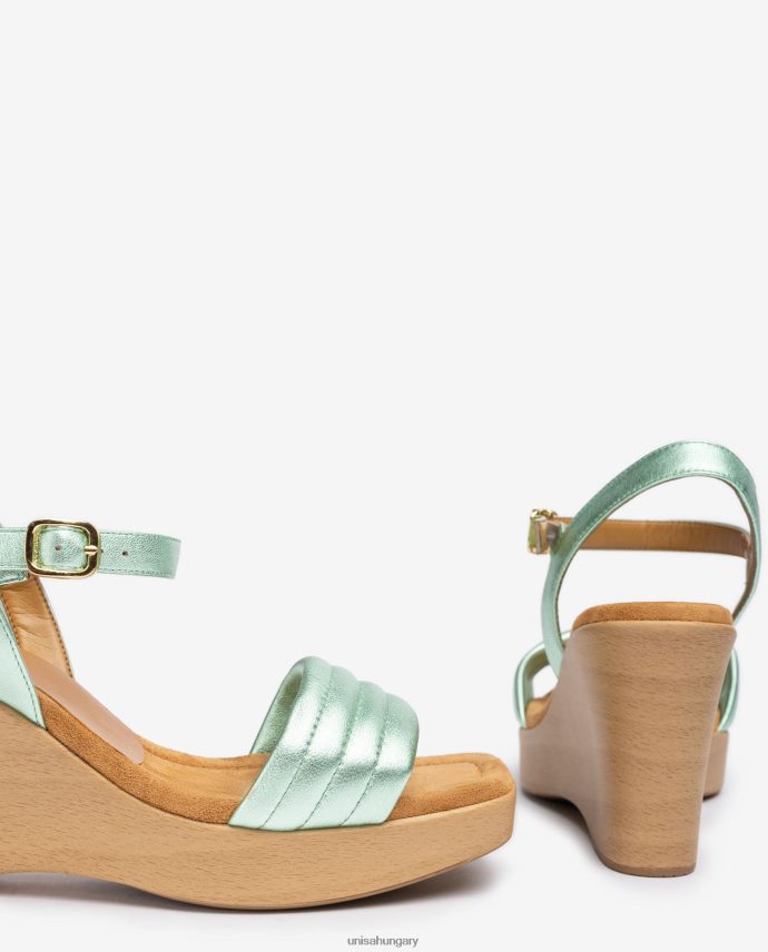 Unisa szögletes orrú ékszandál nők J4PJX0242 kék