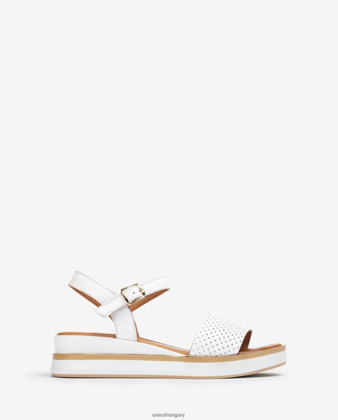 Unisa szandál sportos ékkel nők J4PJX0140 fehér