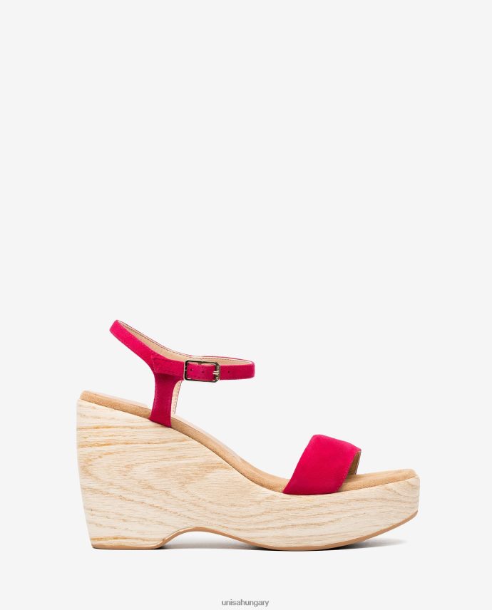 Unisa velúr szandál tömbbel nők J4PJX0279 kecses