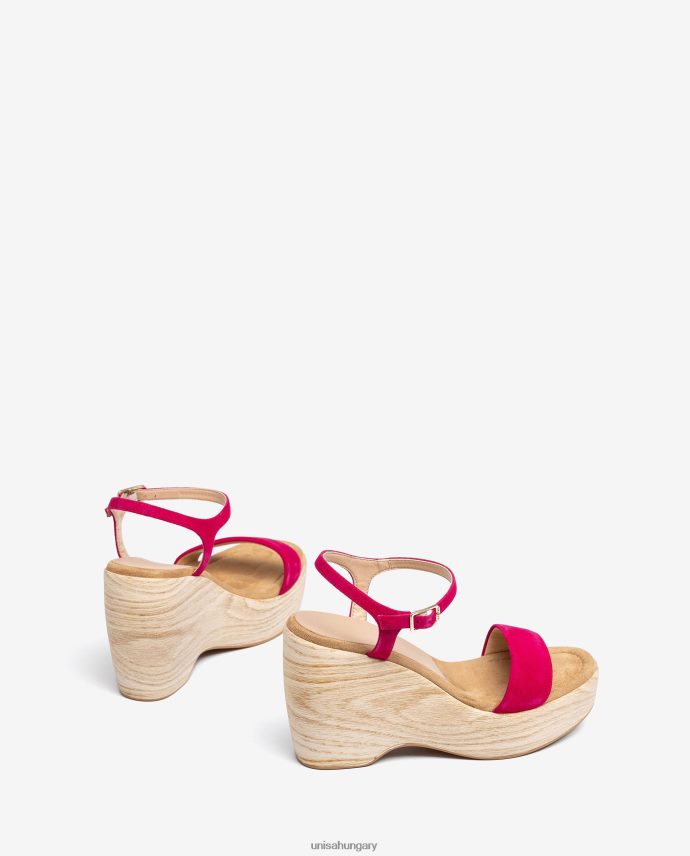 Unisa velúr szandál tömbbel nők J4PJX0279 kecses