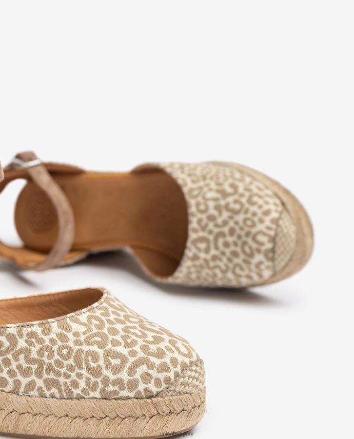 Unisa espadrille vamp-heel szövetből nők J4PJX0786 kecses