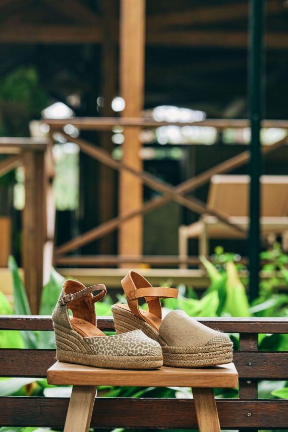 Unisa espadrille vamp-heel szövetből nők J4PJX0786 kecses