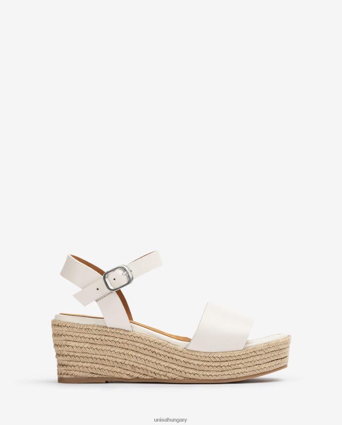 Unisa juta blokk szandál nők J4PJX0331 fehér