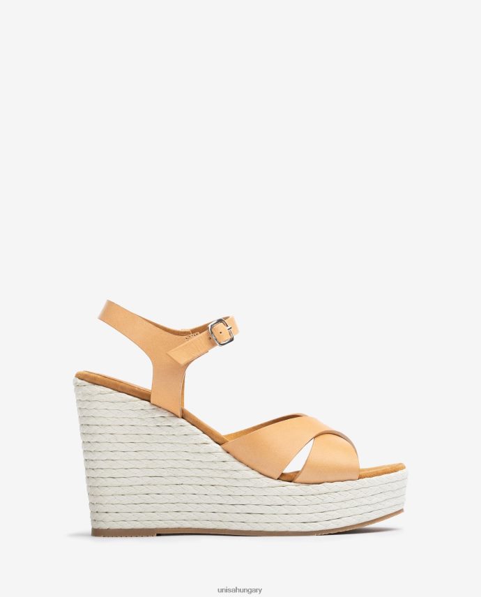 Unisa magas ékszandál nők J4PJX0193 barna