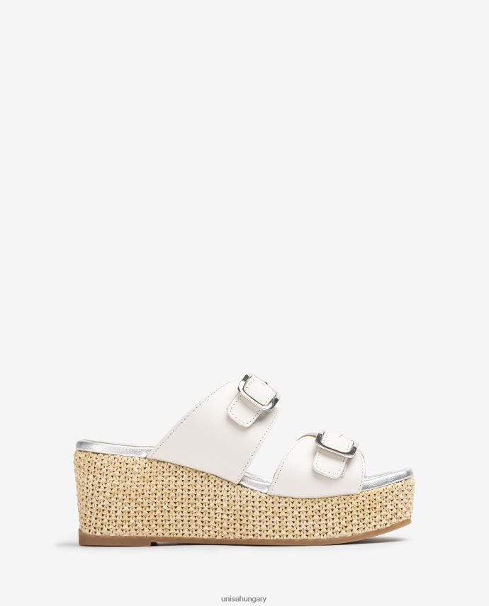 Unisa pántos szandál csattal nők J4PJX0149 fehér