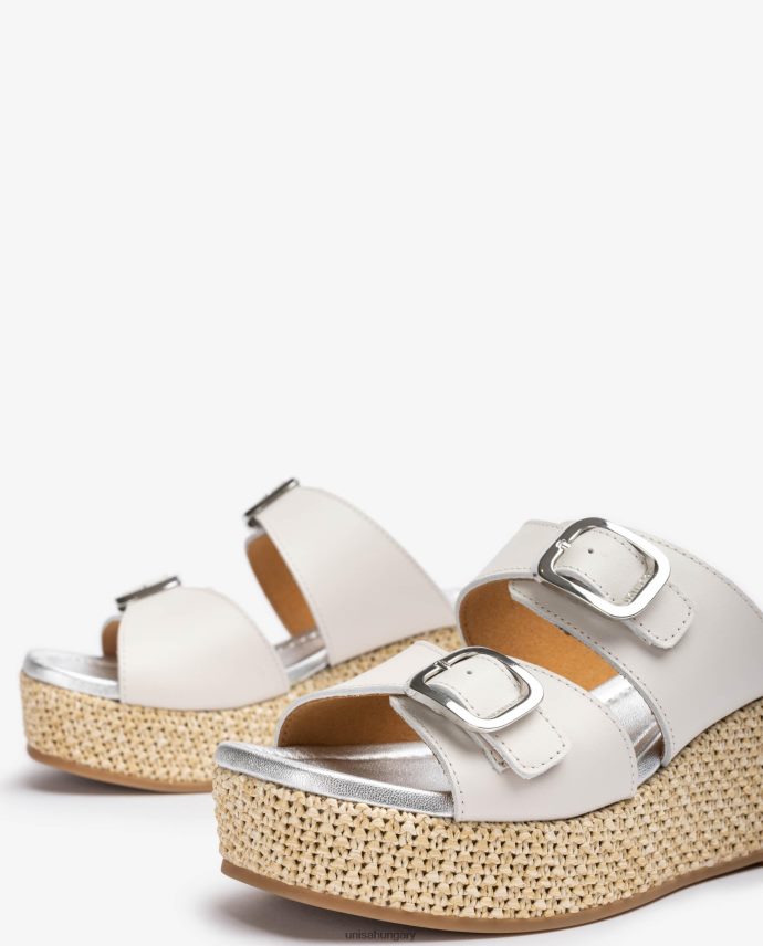 Unisa pántos szandál csattal nők J4PJX0149 fehér