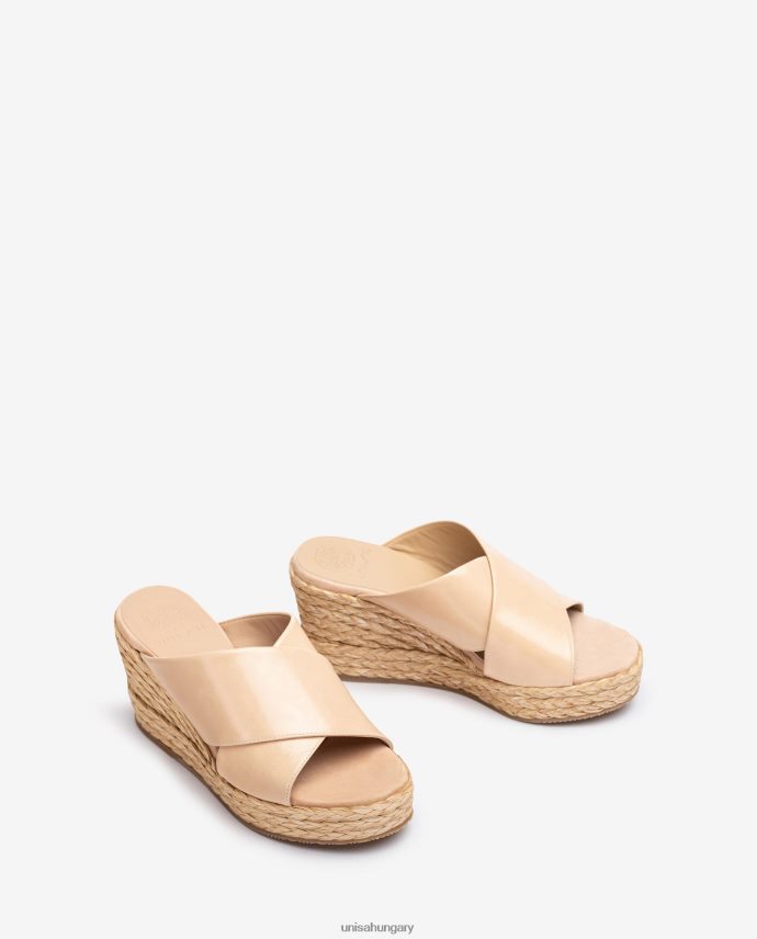 Unisa széles keresztpántos szandál nők J4PJX0295 rózsaszín