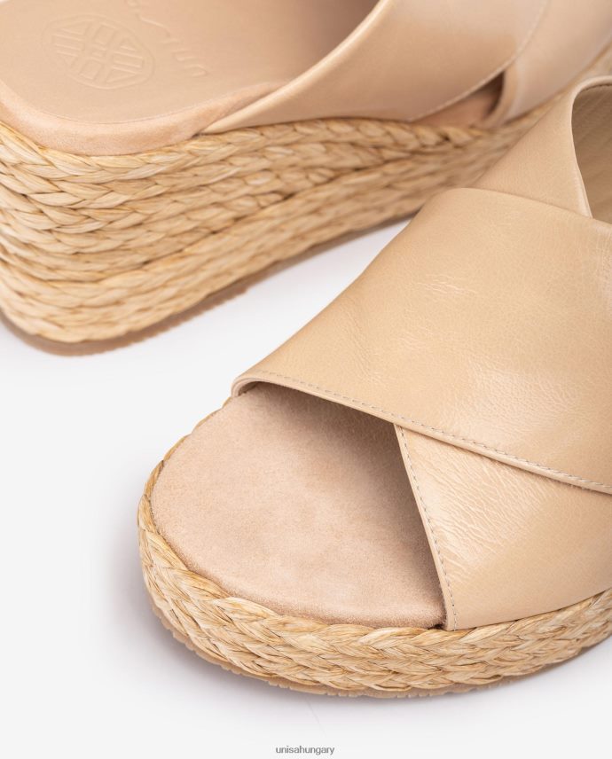 Unisa széles keresztpántos szandál nők J4PJX0295 rózsaszín