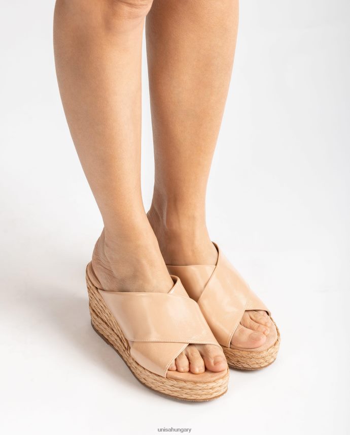 Unisa széles keresztpántos szandál nők J4PJX0295 rózsaszín