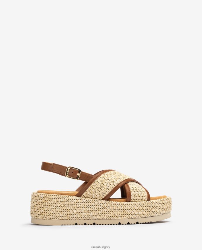 Unisa széles pántos blokksarkú szandál nők J4PJX0107 kecses