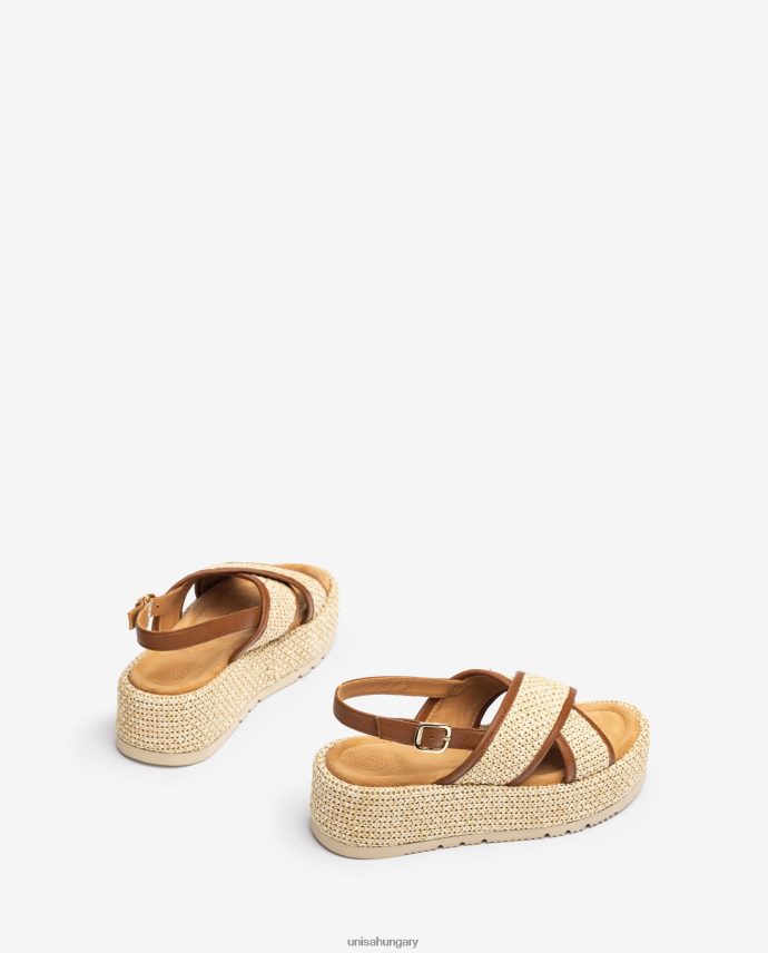 Unisa széles pántos blokksarkú szandál nők J4PJX0107 kecses