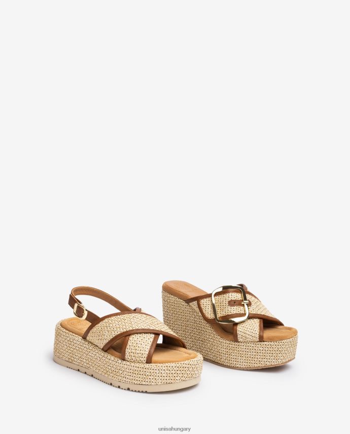 Unisa széles pántos blokksarkú szandál nők J4PJX0107 kecses