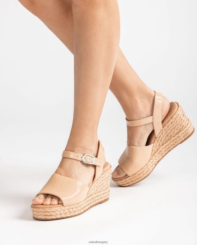 Unisa széles vámpír és juta szandál nők J4PJX0298 rózsaszín
