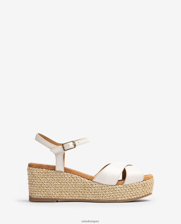 Unisa szandál rafia blokk sarokkal nők J4PJX0167 divat