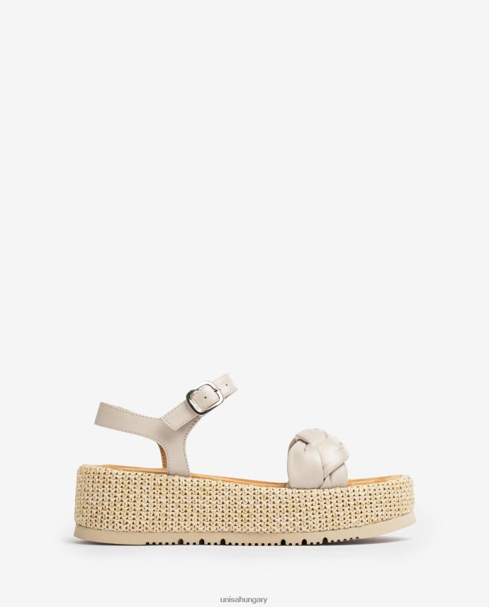 Unisa szandál steppelt fonattal az elején nők J4PJX097 divat