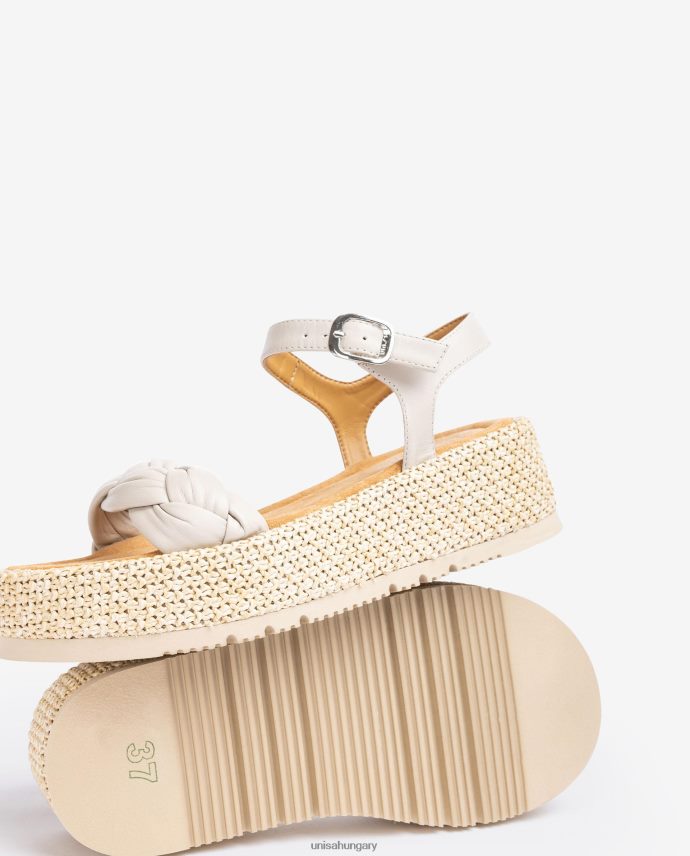 Unisa szandál steppelt fonattal az elején nők J4PJX097 divat
