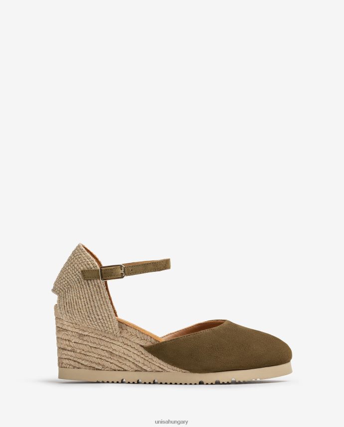 Unisa velúr espadrill nők J4PJX0780 zöld