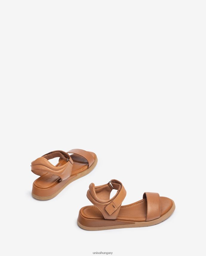 Unisa kényelmes bőr szandál nők J4PJX0113 barna