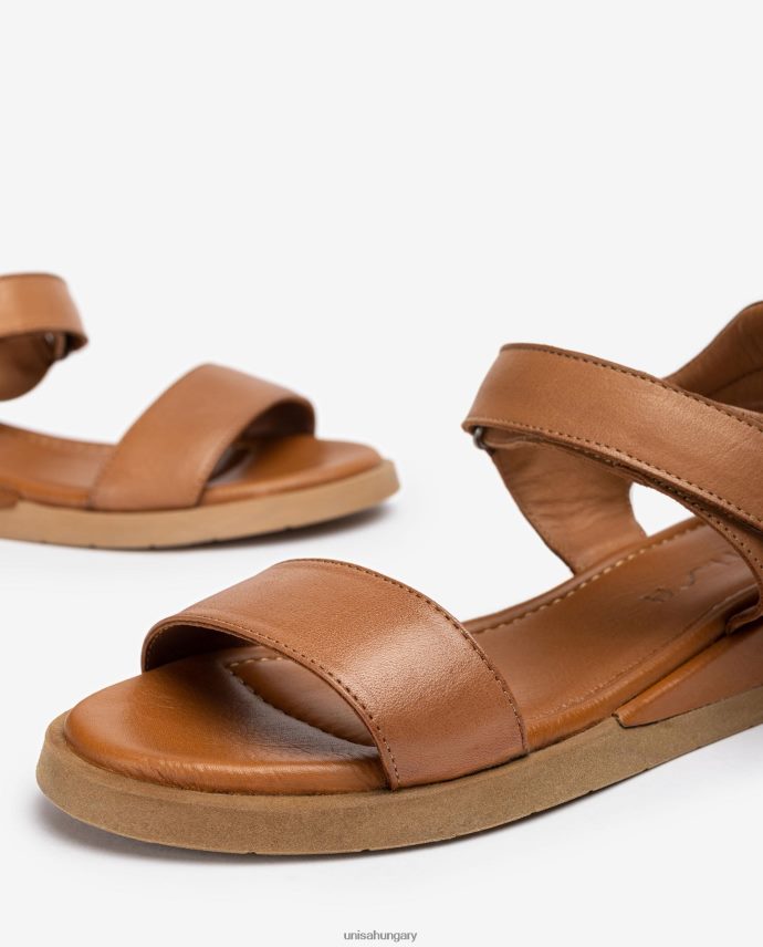 Unisa kényelmes bőr szandál nők J4PJX0113 barna