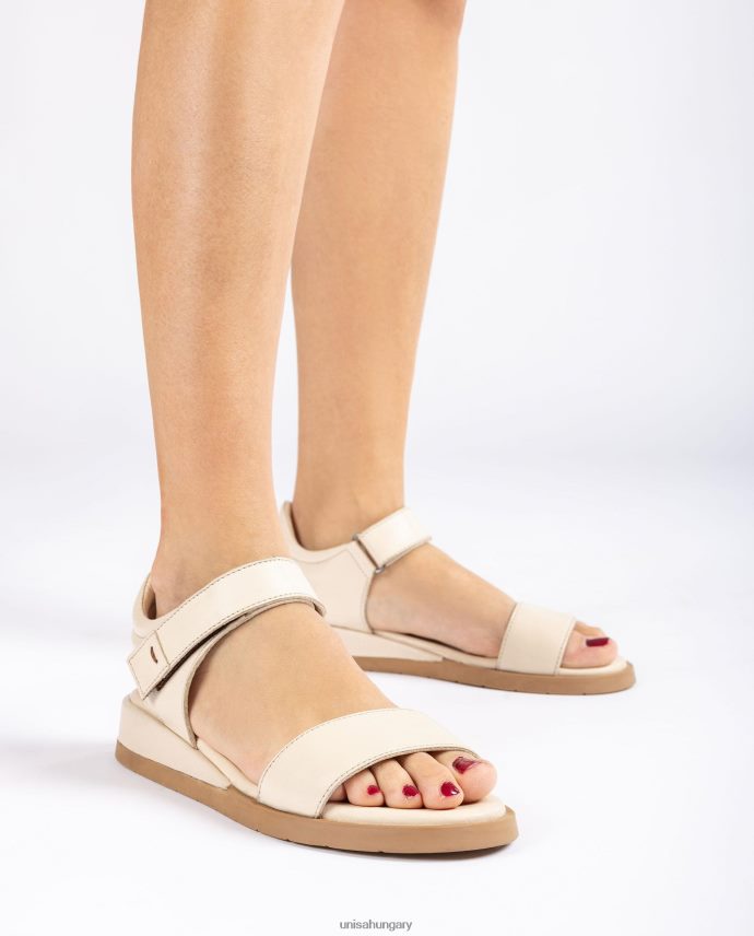 Unisa kényelmes bőr szandál nők J4PJX0114 barna