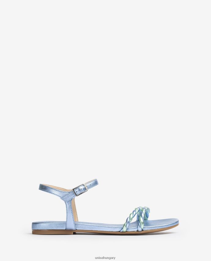 Unisa spirális pánttal ellátott szandál nők J4PJX041 kék