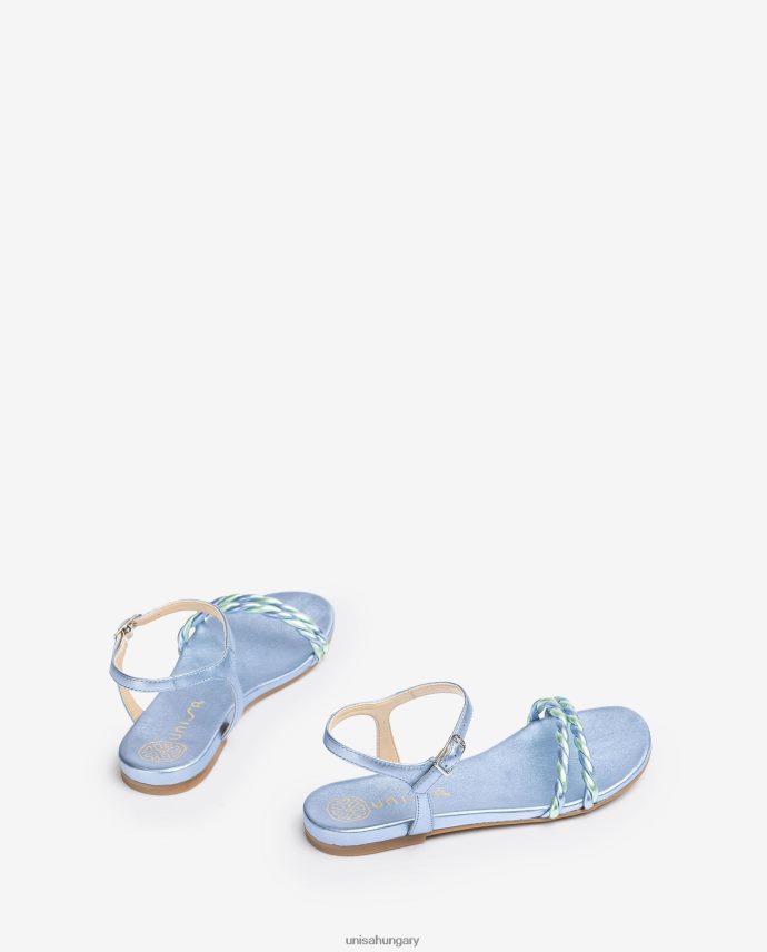 Unisa spirális pánttal ellátott szandál nők J4PJX041 kék