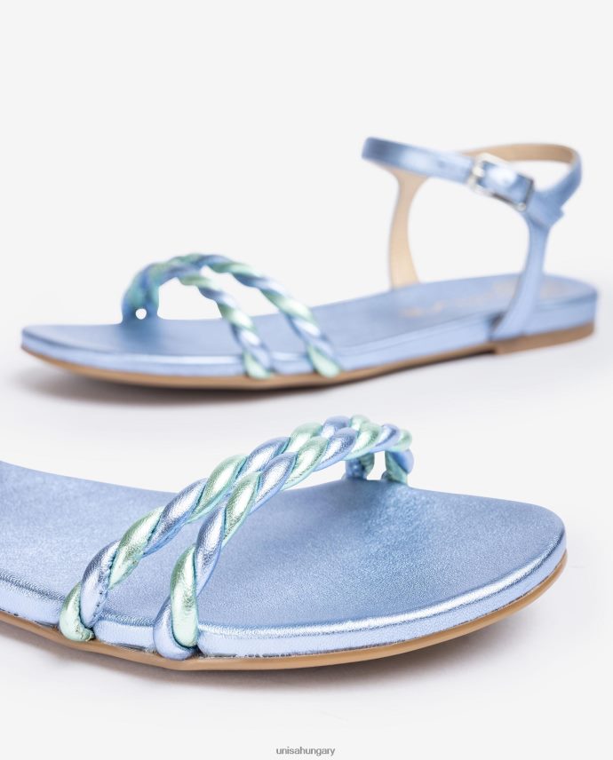 Unisa spirális pánttal ellátott szandál nők J4PJX041 kék