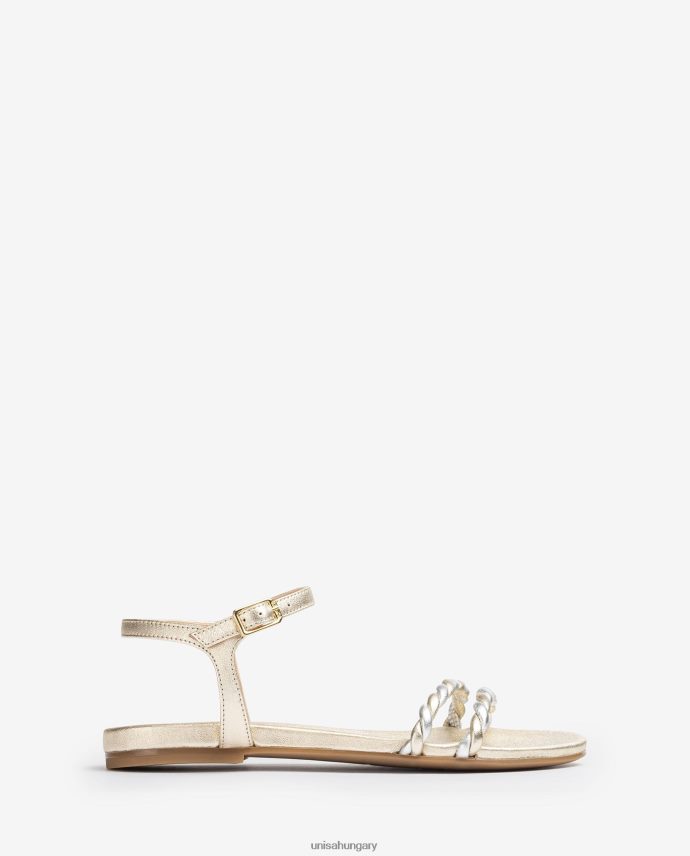 Unisa spirális pánttal ellátott szandál nők J4PJX042 Arany