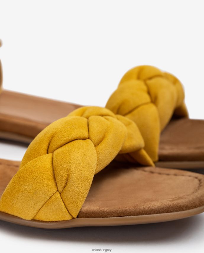 Unisa szandál fonott vámpírral nők J4PJX0315 sárga