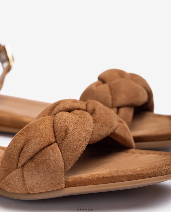 Unisa szandál fonott vámpírral nők J4PJX0316 barna