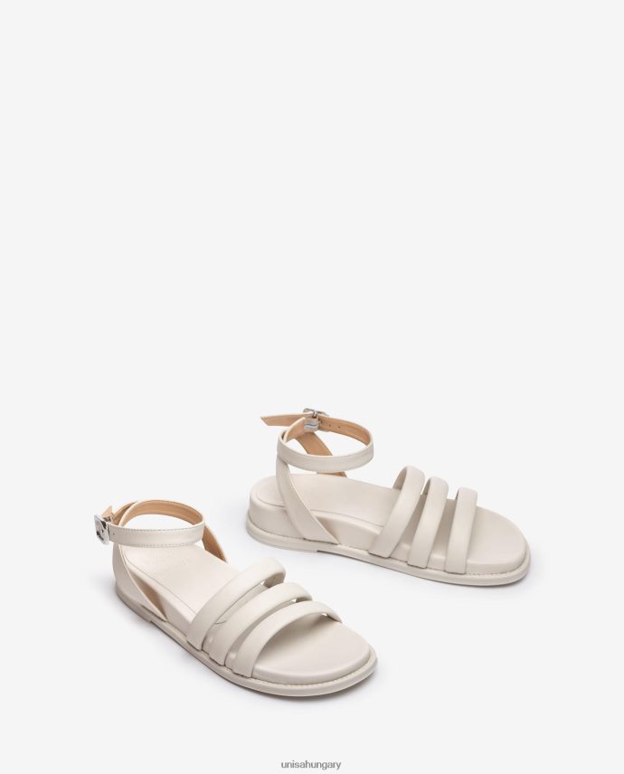 Unisa szandál hozzáillő talppal nők J4PJX0358 fehér