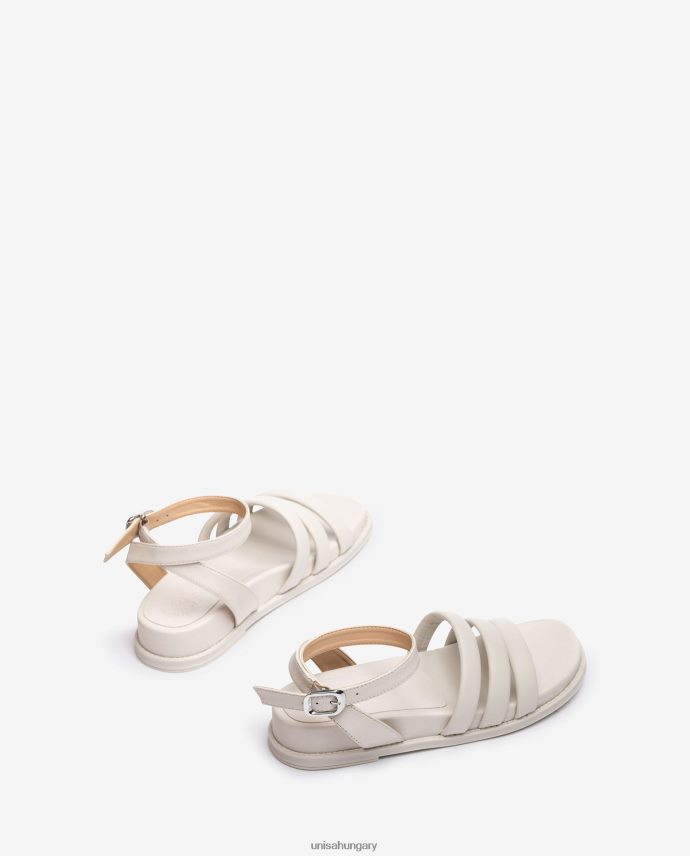 Unisa szandál hozzáillő talppal nők J4PJX0358 fehér