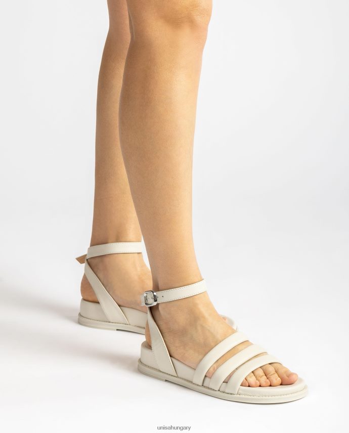 Unisa szandál hozzáillő talppal nők J4PJX0358 fehér