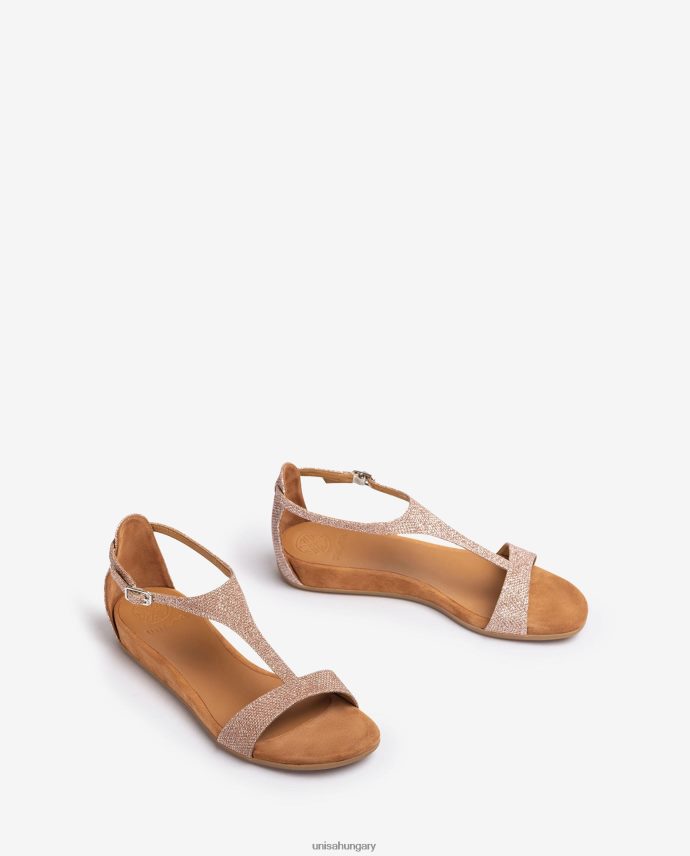 Unisa szandál pánttal a lábfej fölött nők J4PJX075 rózsaszín