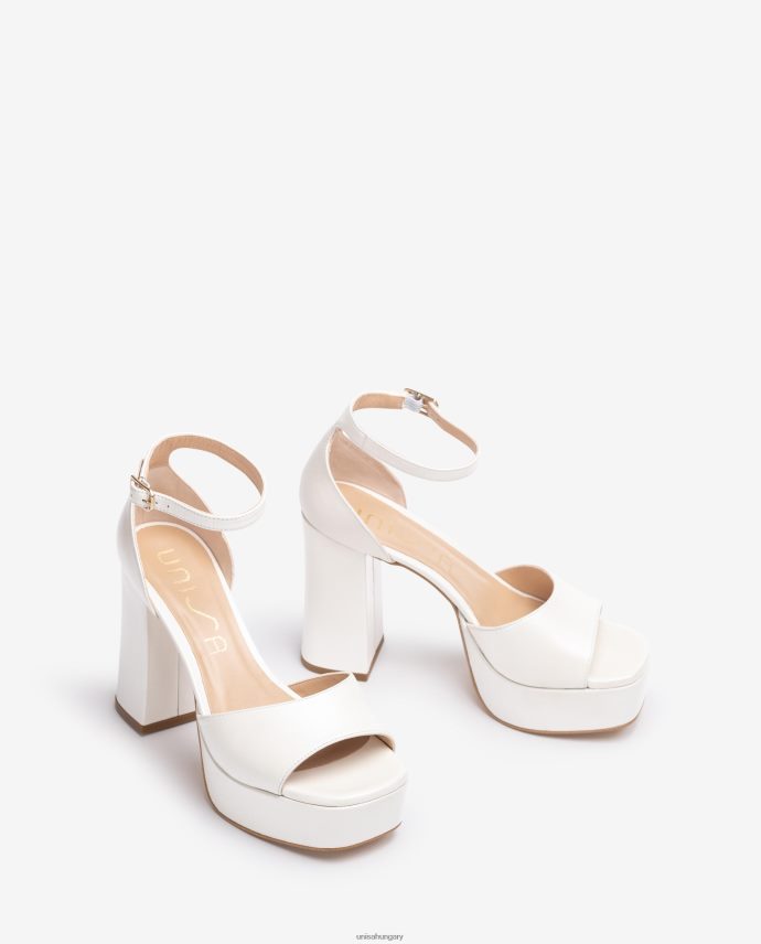 Unisa menyasszonyi szögletes orrú szandál emelvénnyel nők J4PJX0836 kecses