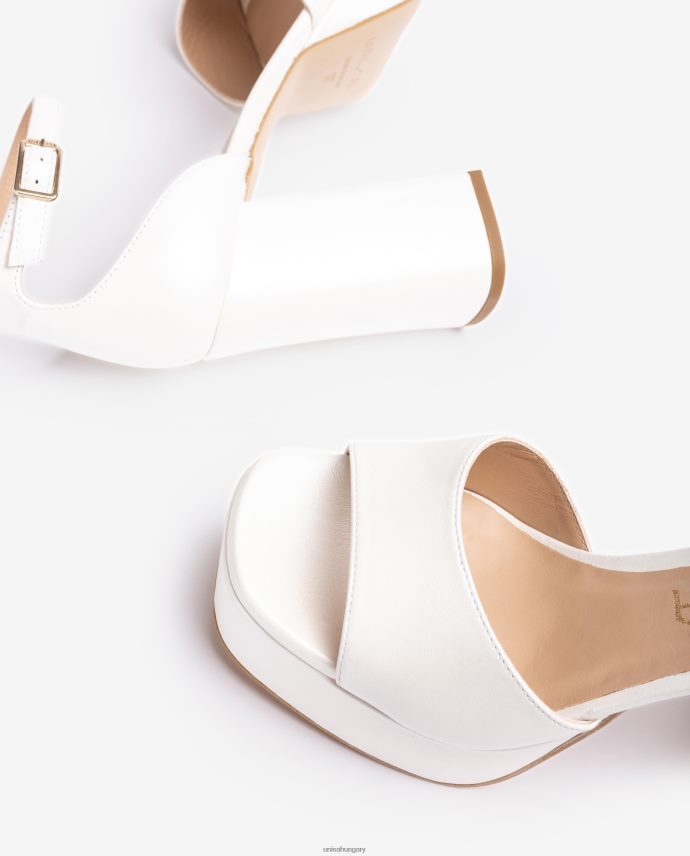 Unisa menyasszonyi szögletes orrú szandál emelvénnyel nők J4PJX0836 kecses