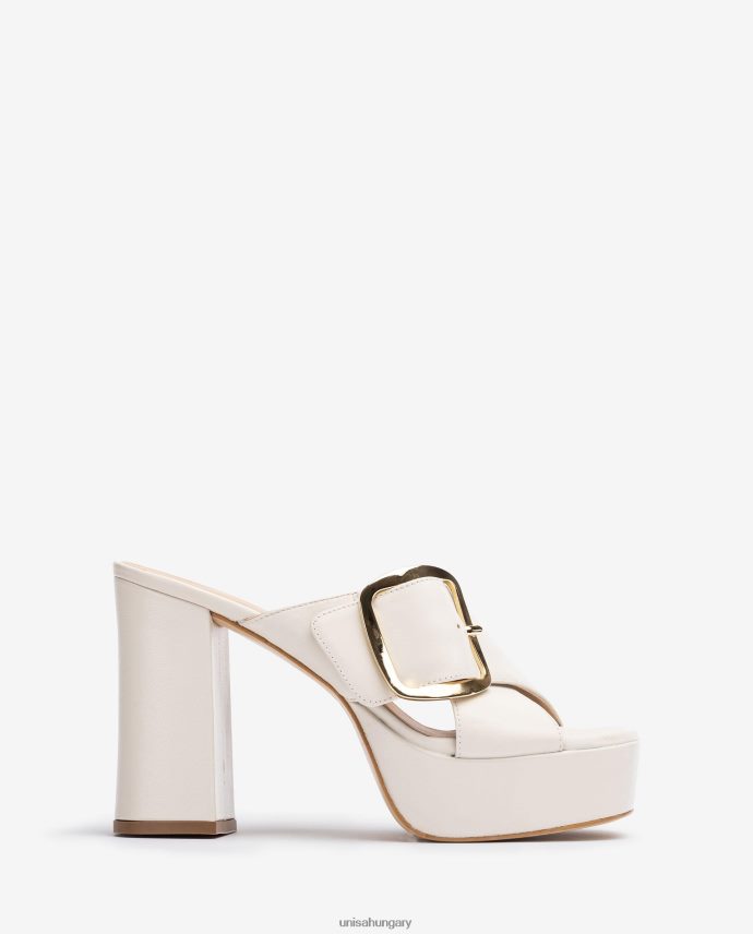 Unisa széles crossover pántos szandál nők J4PJX0809 fehér