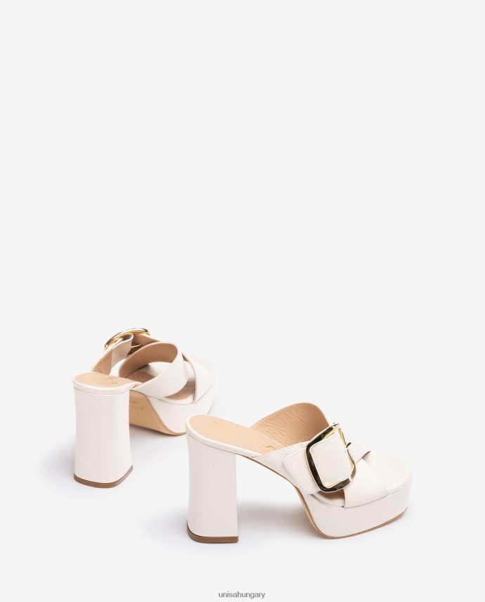 Unisa széles crossover pántos szandál nők J4PJX0809 fehér