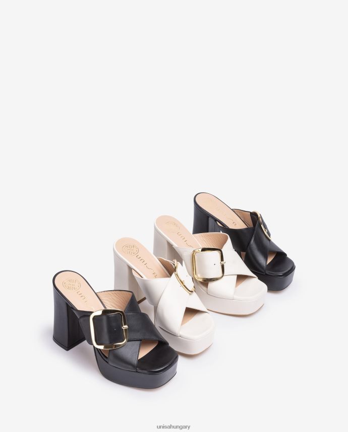 Unisa széles crossover pántos szandál nők J4PJX0809 fehér