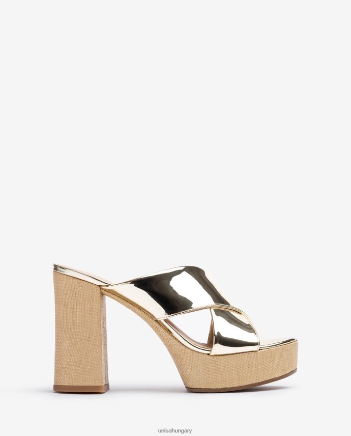 Unisa széles keresztpántos szandál nők J4PJX0826 kecses