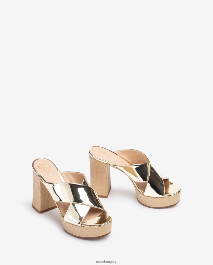 Unisa széles keresztpántos szandál nők J4PJX0826 kecses