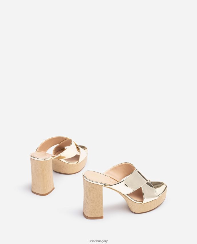 Unisa széles keresztpántos szandál nők J4PJX0826 kecses